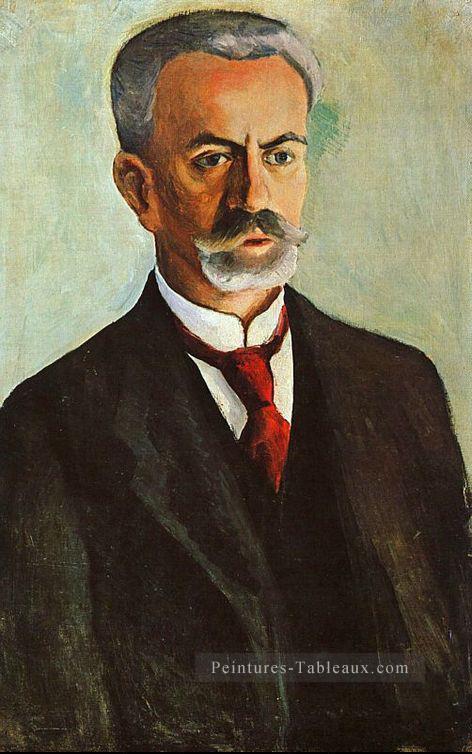 Portrait de Bernhard Koehle August Macke Peintures à l'huile